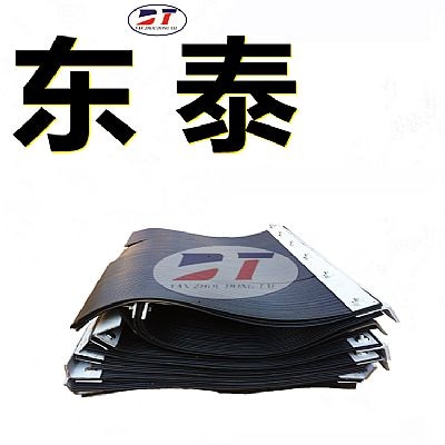 廠家生產(chǎn)阻燃橡膠阻尼簾 輸送機頭部護罩擋塵簾 耐磨聚氨酯擋灰簾