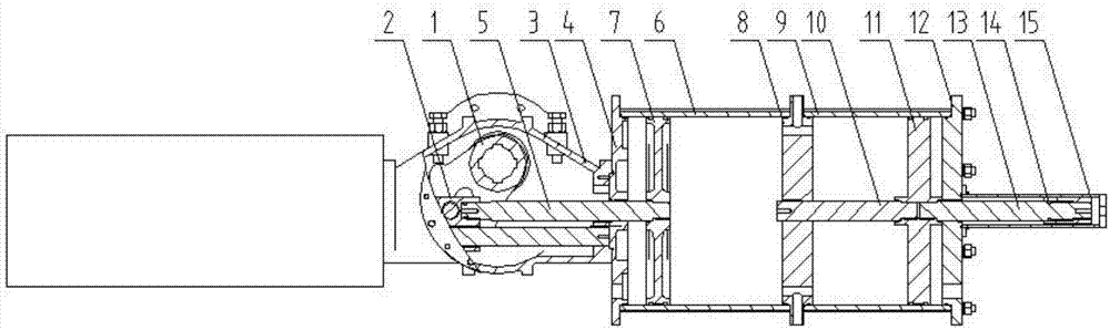AT气动执行器组成结构图