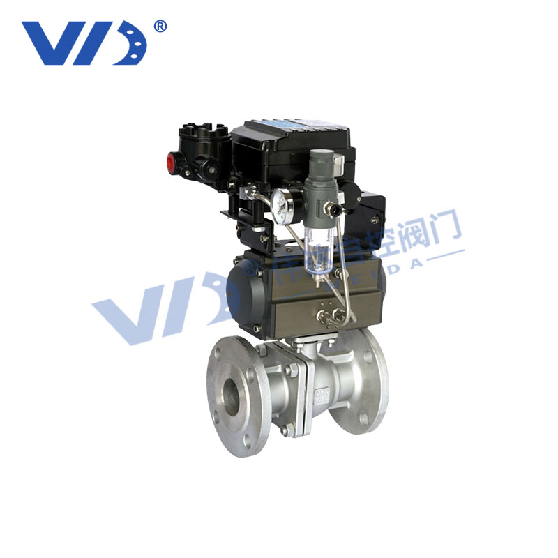 气动法兰式浮动球阀